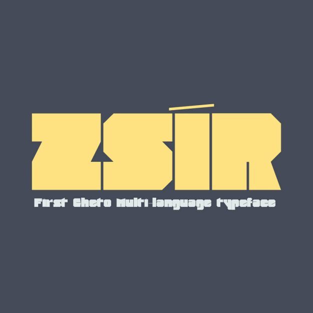 دانلود فونت انگلیسی Zsir Font