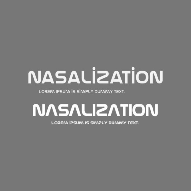 دانلود فونت انگلیسی Nasalization Font