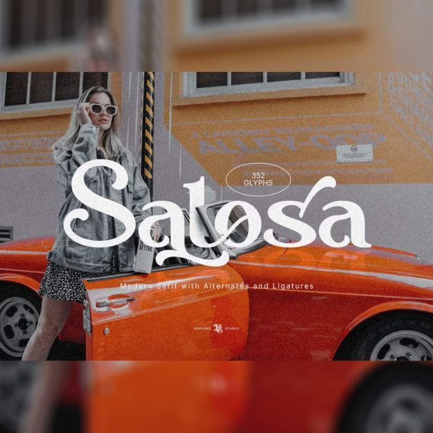 دانلود فونت انگلیسی Salosa Font