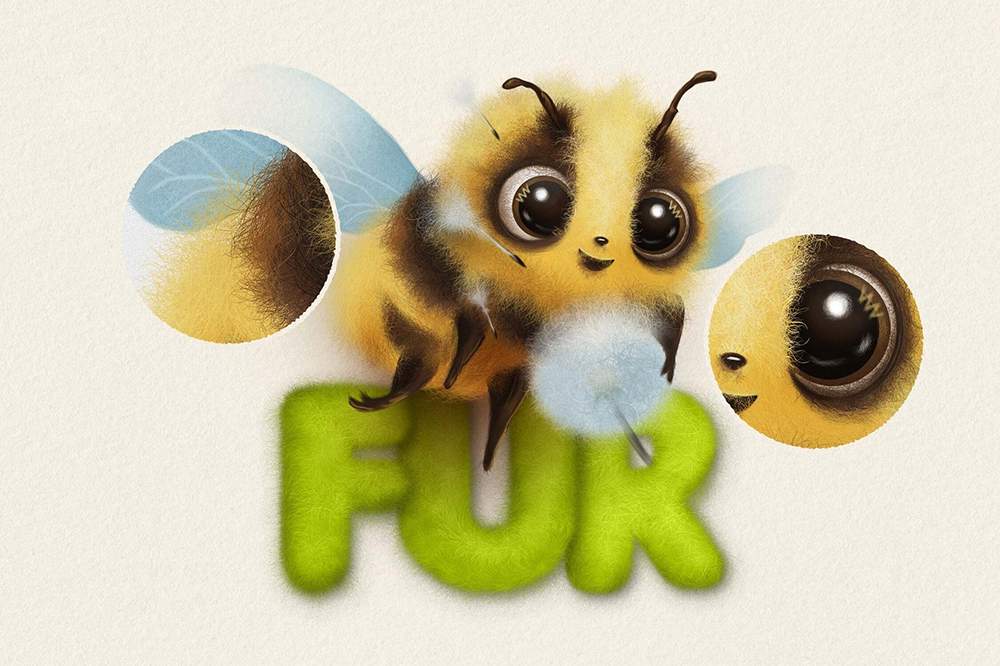 Fur Brushes for Illustrator 1