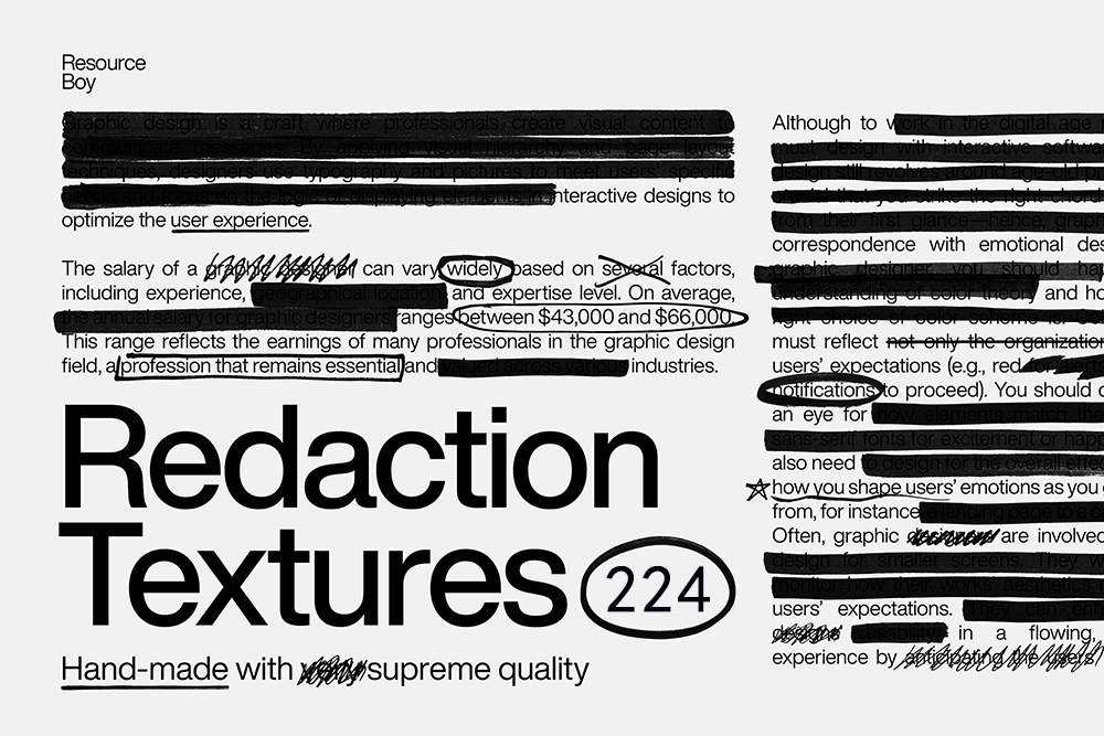 Redaction Textures 1