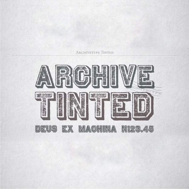 دانلود فونت انگلیسی Archive Tinted Font