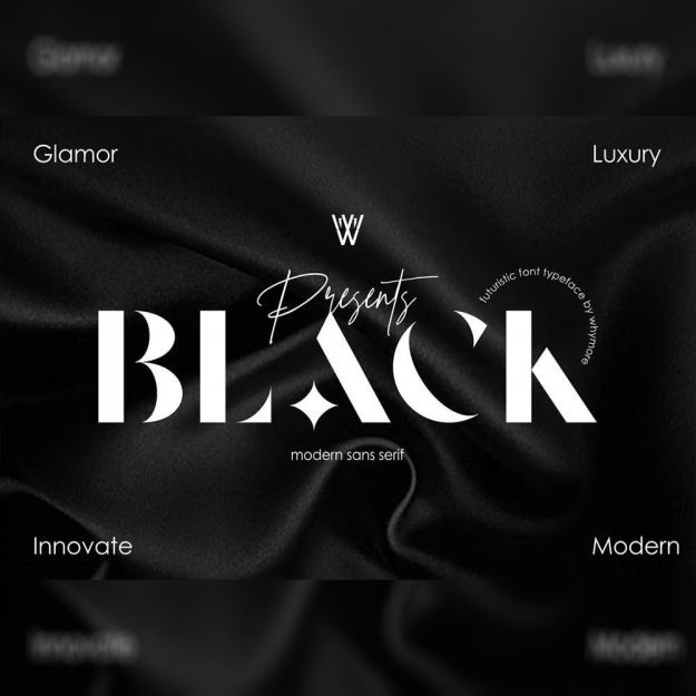 دانلود فونت انگلیسی Black Font