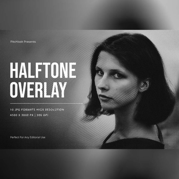 افکت پوششی هافتون Halftone Overlay