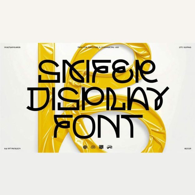 دانلود فونت انگلیسی MV-SKIFER Font