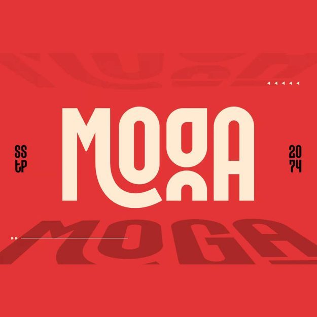 دانلود فونت انگلیسی Moga Font