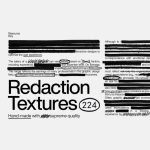 cropped Redaction Textures