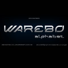 فونت انگلیسی Warebo