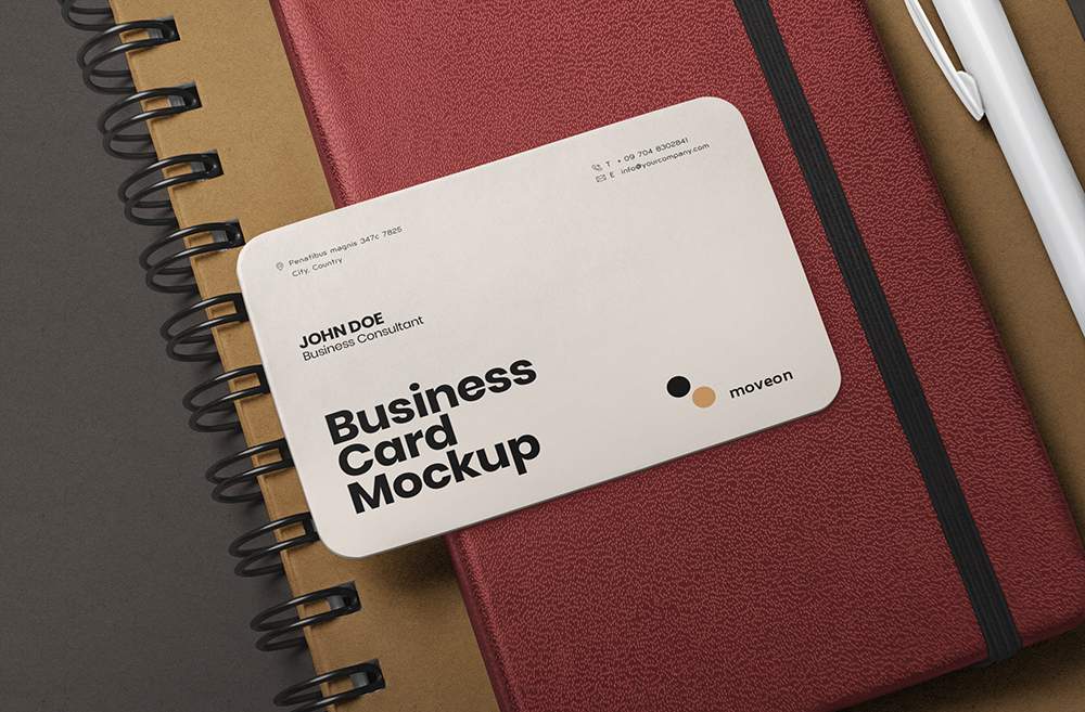 A Visiting Card Mockup