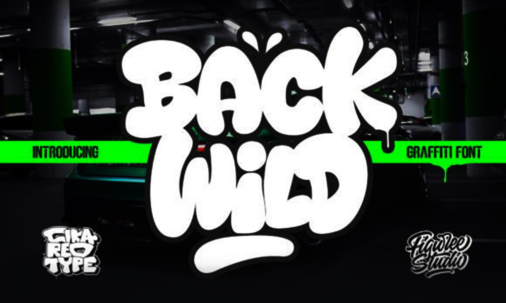 Back Wild Font 1