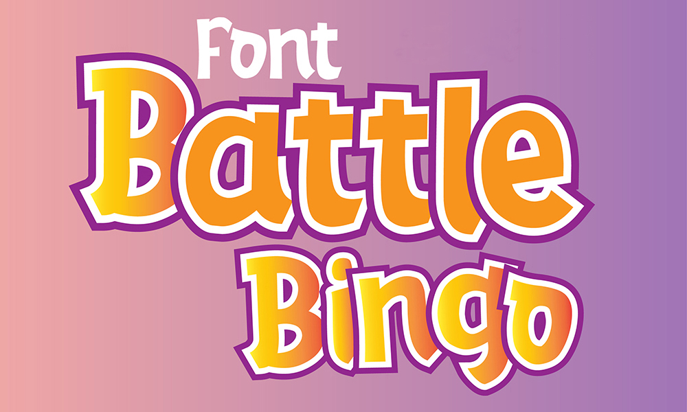 Battle Bingo Font