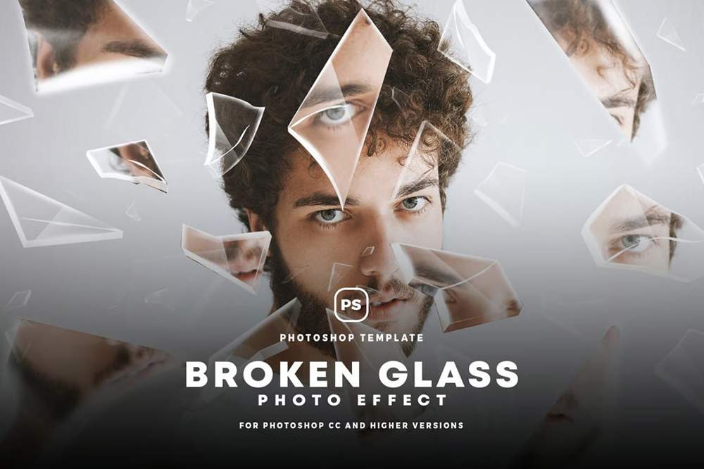 Broken Glass Photo Effect 1