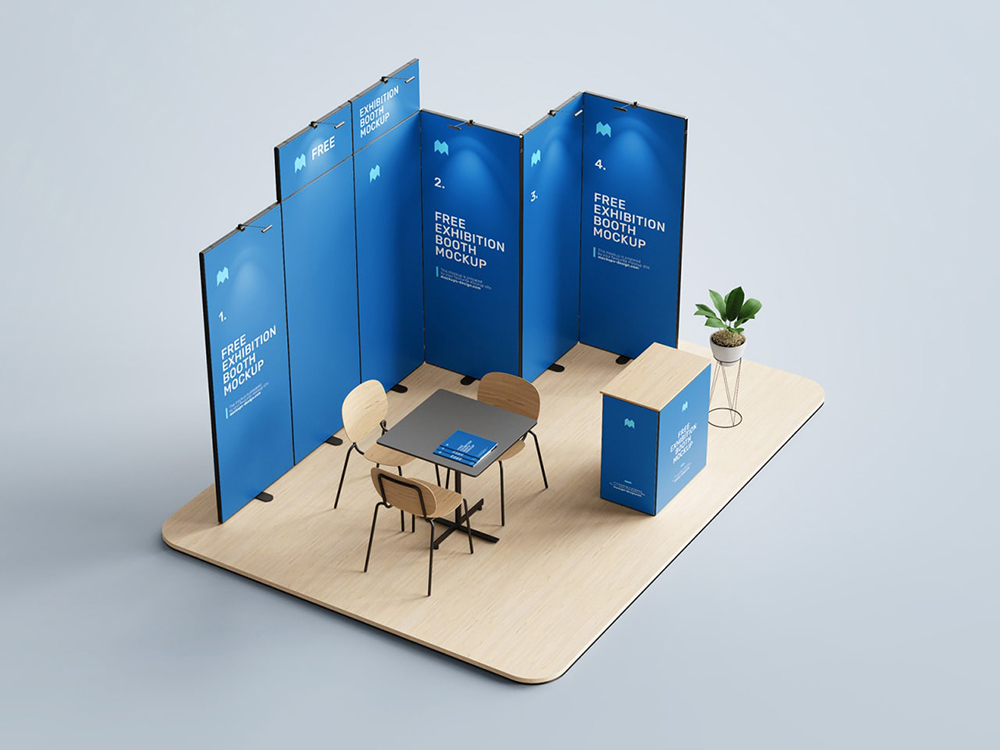 Exhibition Booth Mockup 3