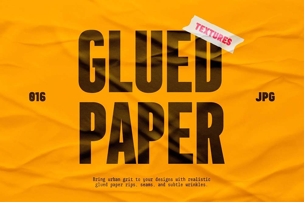 Glued Paper Textures 1