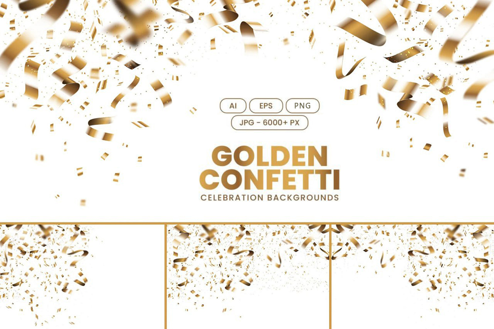 Golden Confetti 1