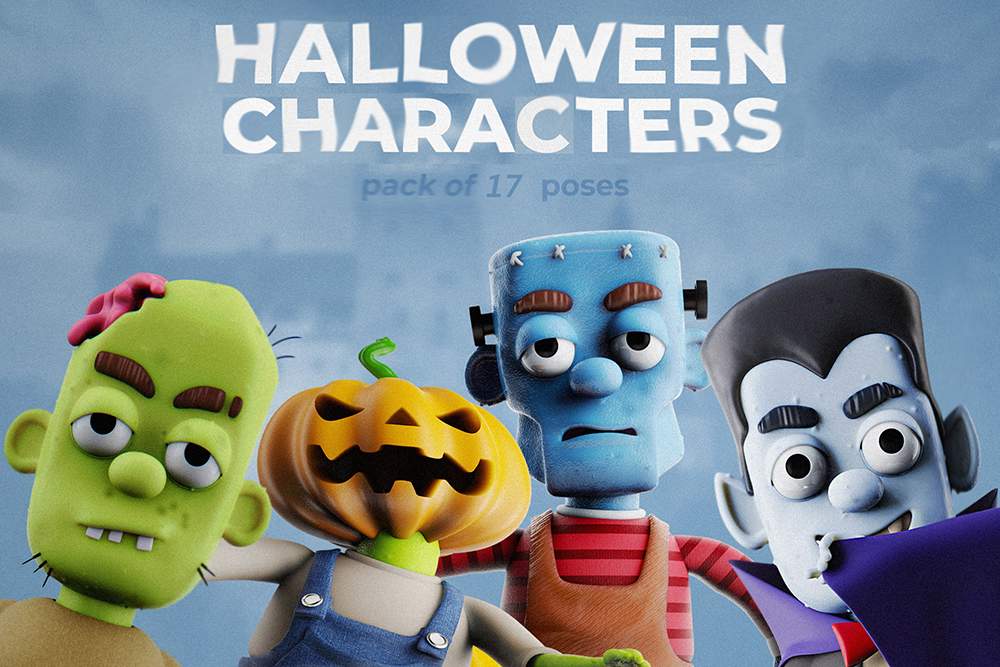 Halloween Characters 1