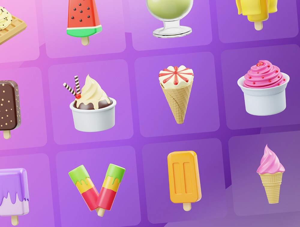 IceCream 3D Icon 1