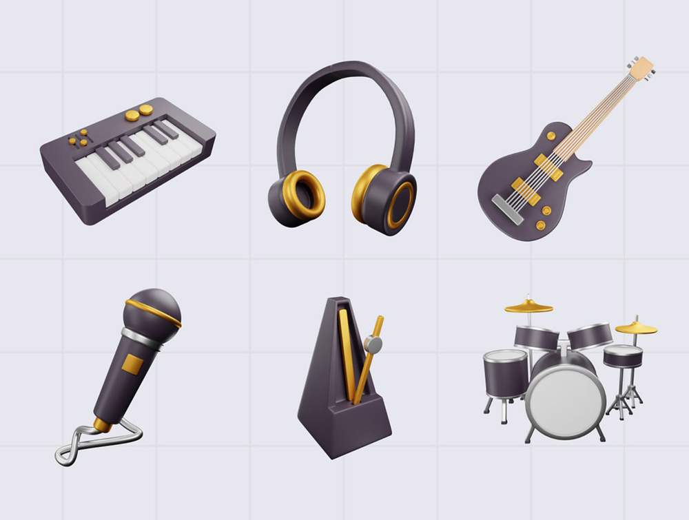Music Studio 3D Icon 2