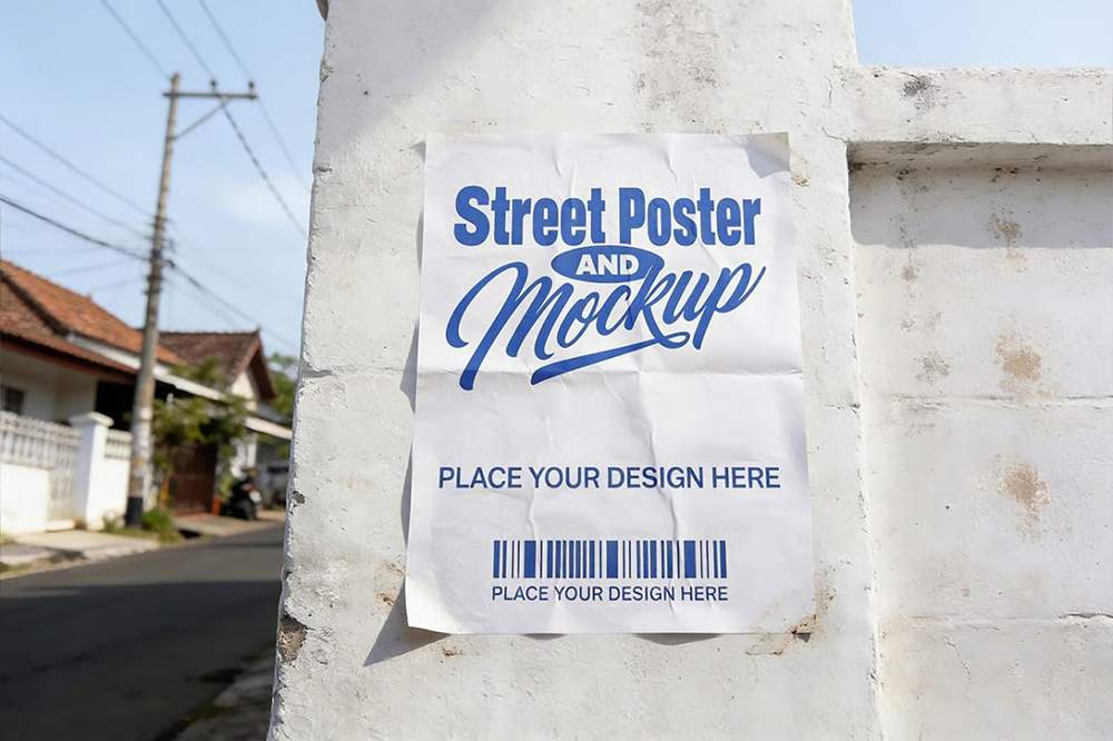 Street Poster Mockup 3