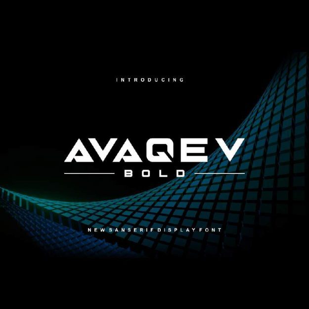 دانلود فونت انگلیسی Avaqev Font