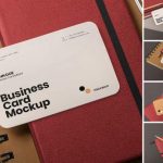 cropped Visiting Card Mockup