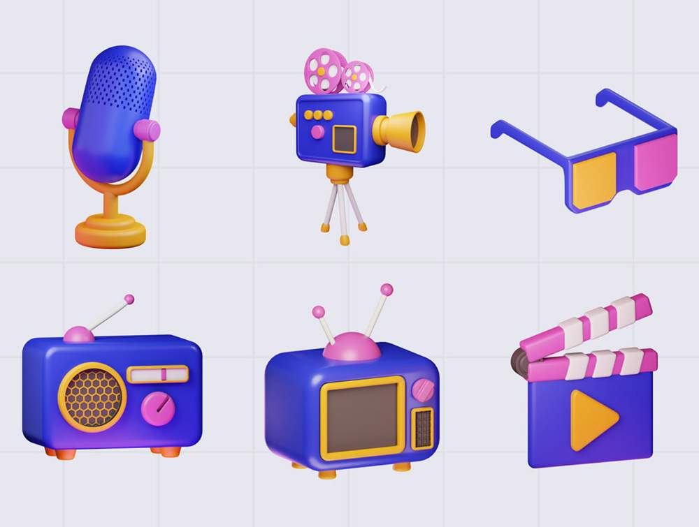 Entertainment Icon Pack 1