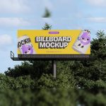 cropped Billboard Mockup