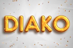 Balon Gold Text Effect 1