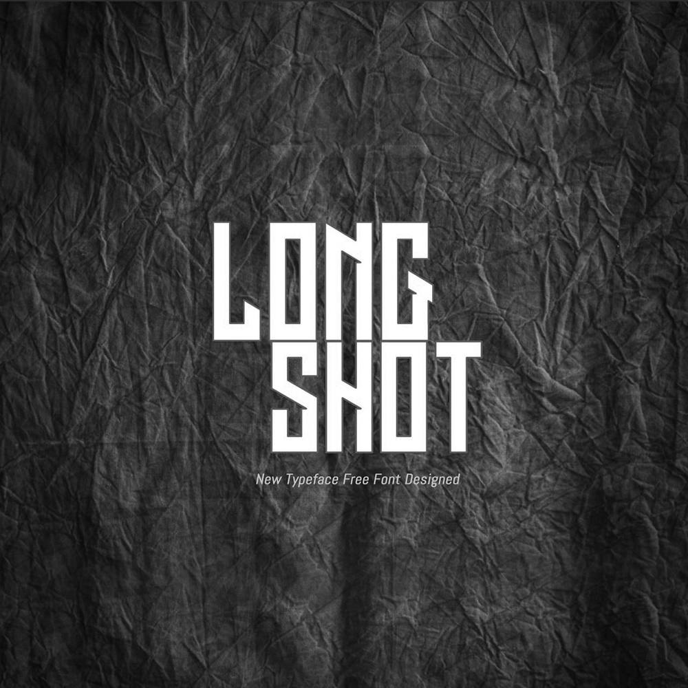 دانلود فونت انگلیسی Long Shot Font